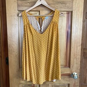 XXL mustard blouse